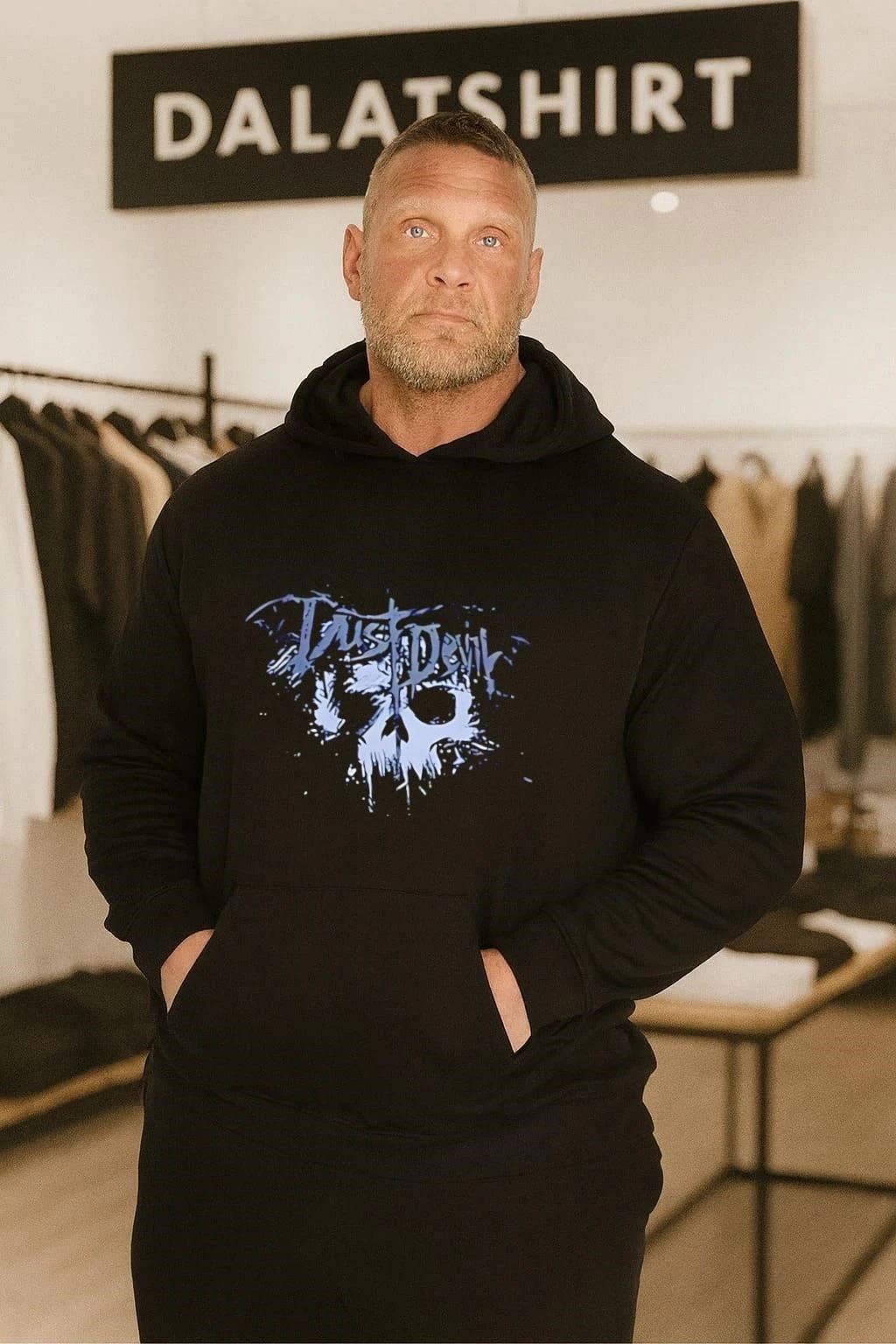 Trust Devil Skull Distressed Heavy Metal shirt