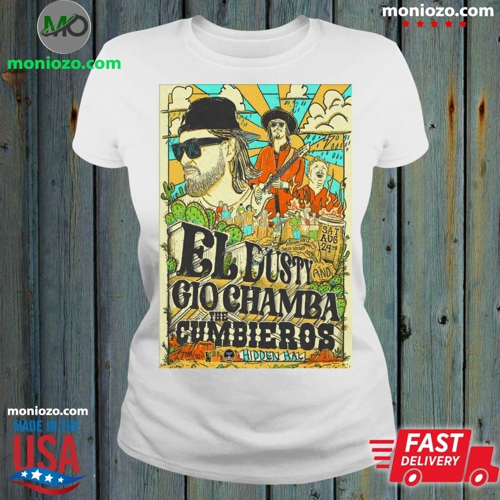 Original EL DUSTY And Gio Chamba In Seattle WA On Aug 29 2026 Tour Poster Shirt
