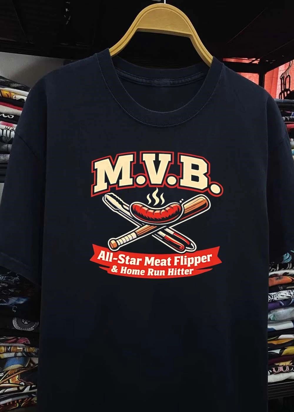 M.V.B All-Star Meat Flipper Home Run Hitter Baseball shirt