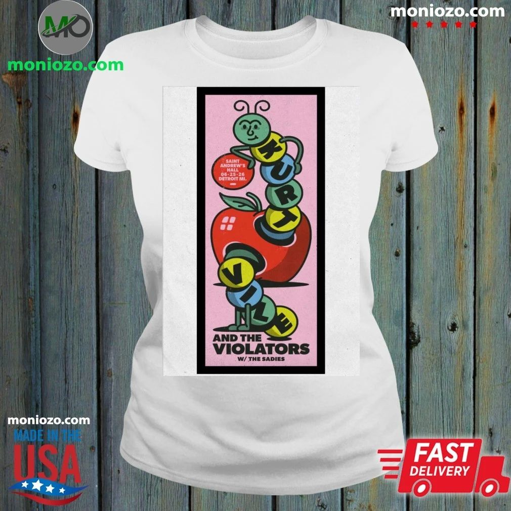 Kurt Vile Detroit MI Tour On June 25 2026 Poster T-Shirt