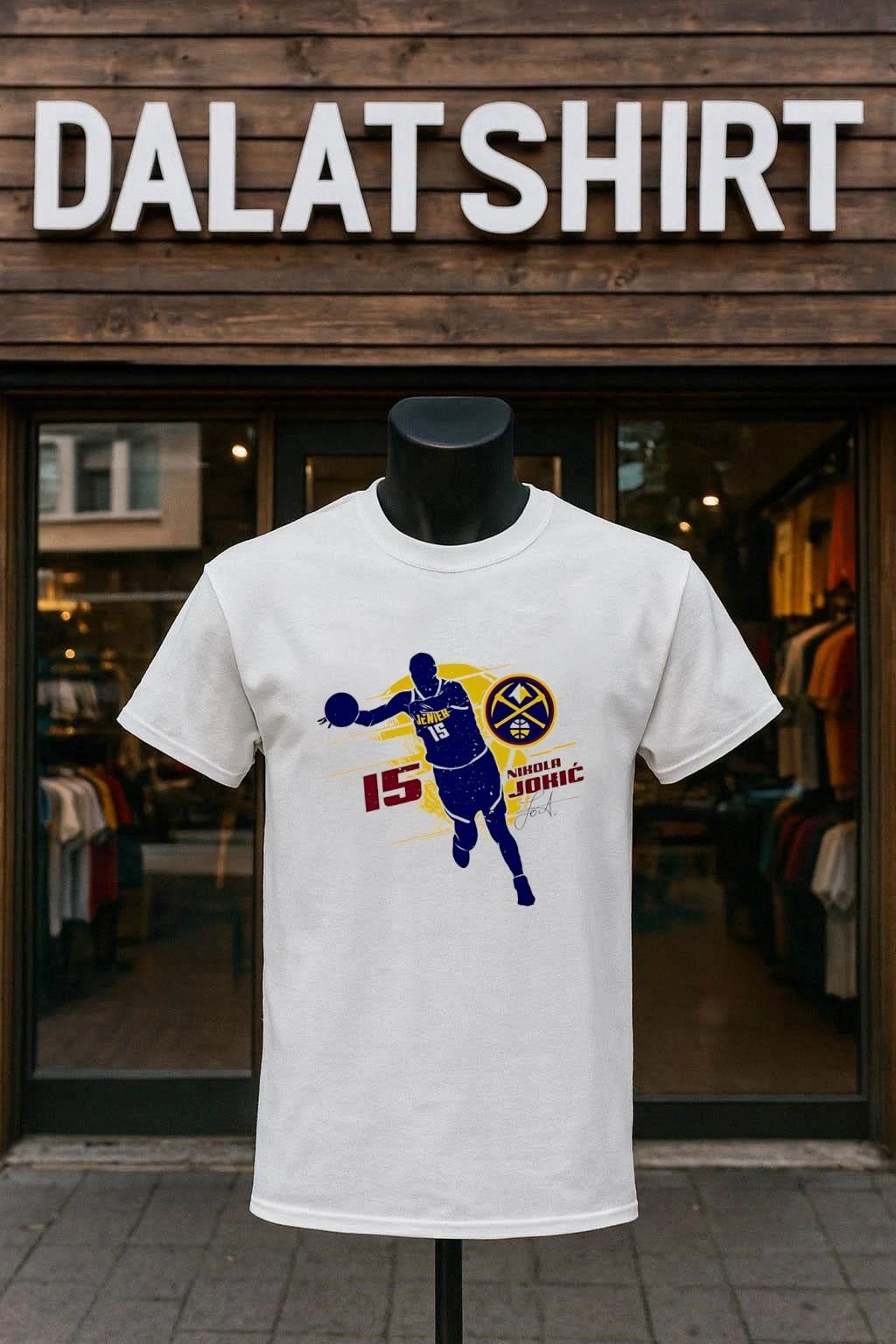 Nikola Jokic Denver Nuggets Silhouette shirt