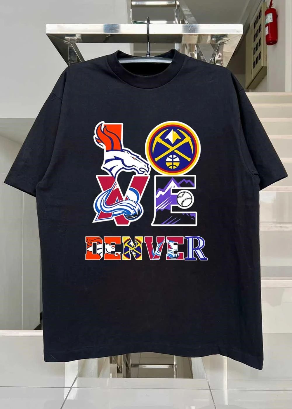 Love Denver Sports Teams Logos T-Shirt
