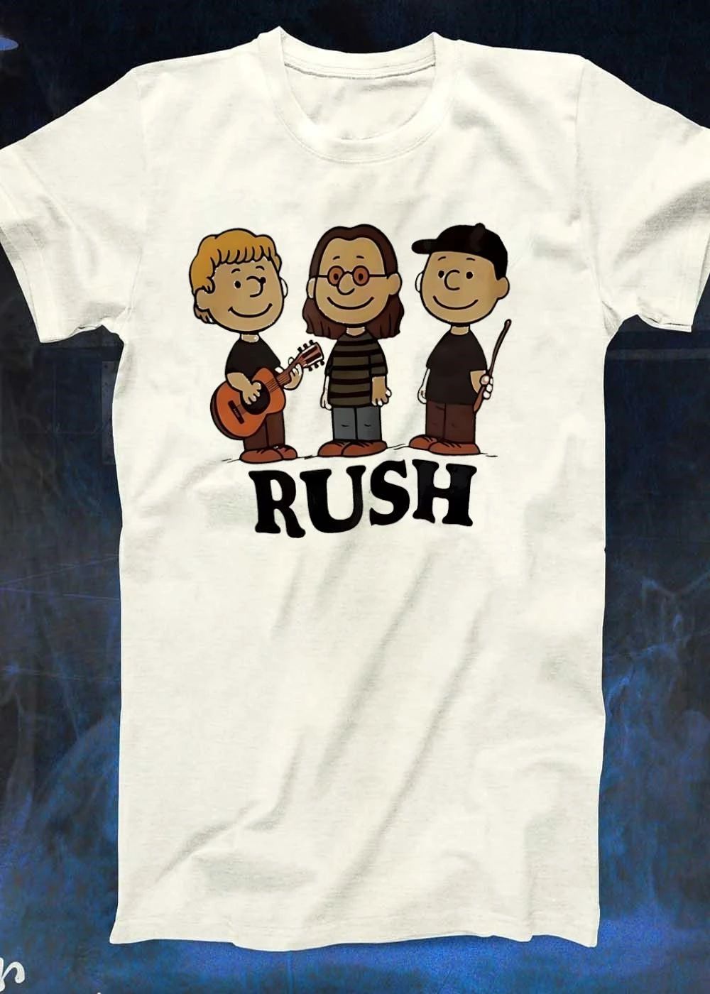 Rush Peanuts Style Band Members T-Shirt