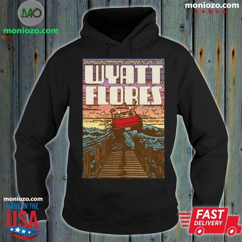 Original Wyatt Flores Wilmington NC Tour On June 11 2026 Poster Shirt