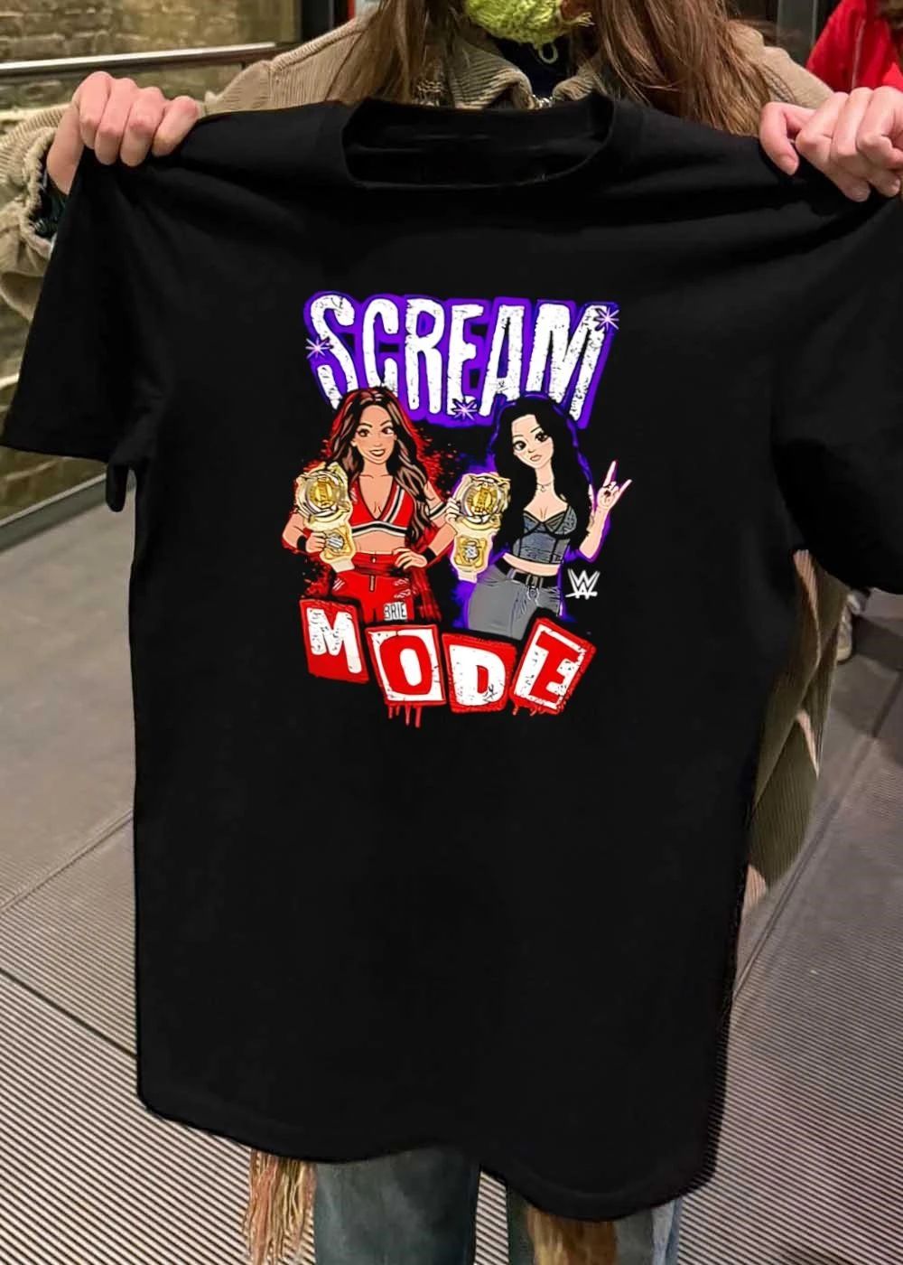 Scream Team Mode Women Tag Team Champions Wrestling shirt