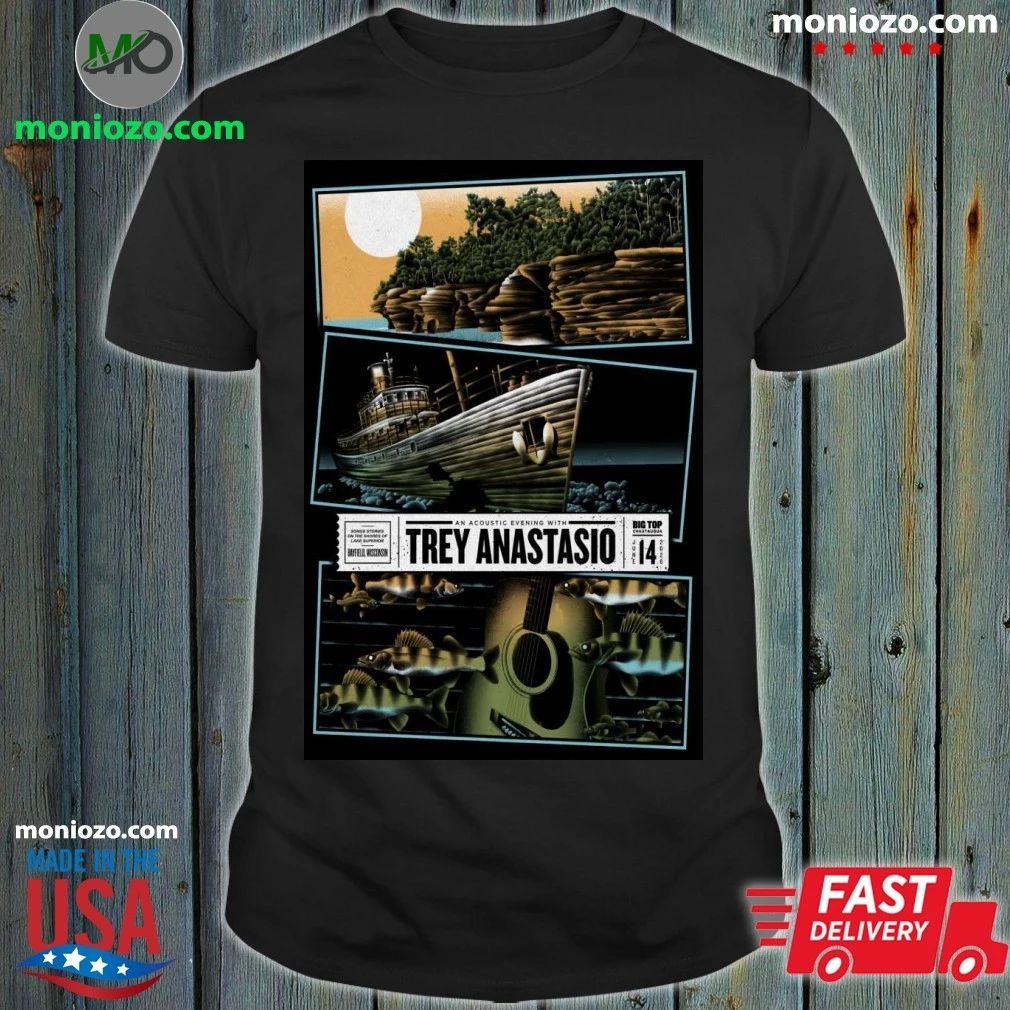 Trey Anastasio June 14 2026 Lake Superior Big Top Chautauqua in Bayfield Wisconsin Poster T-Shirt