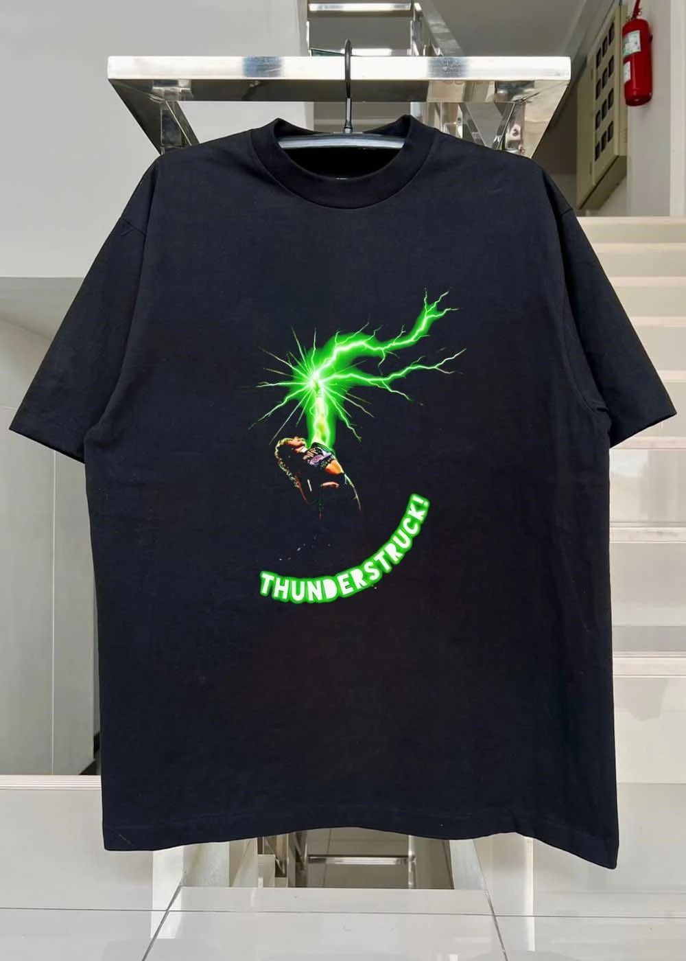 Thunderstruck Green Lightning Female Wrestler shirt