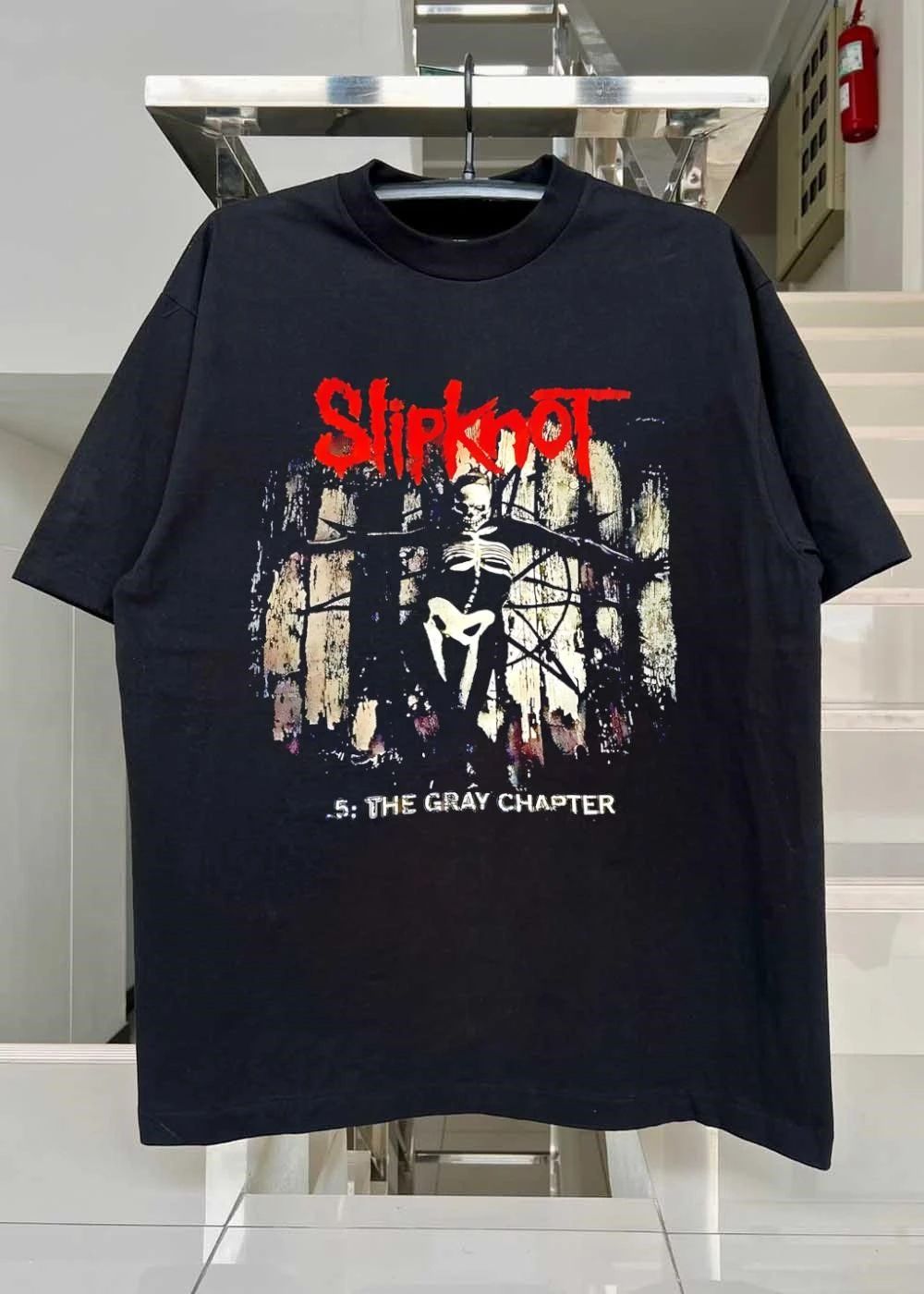 Slipknot Skull Skeleton 5 The Gray Chapter shirt