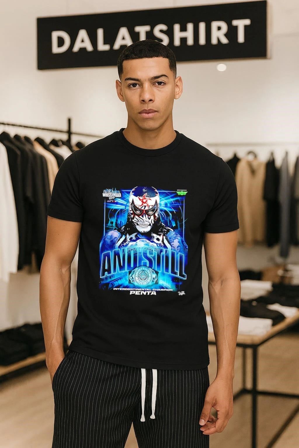 Penta 2026 Wrestlemania Las Vegas Intercontinental Champion shirt