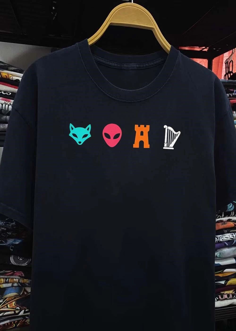 San Antonio Spurs Basketball Fox Alien Castle Harper shirt