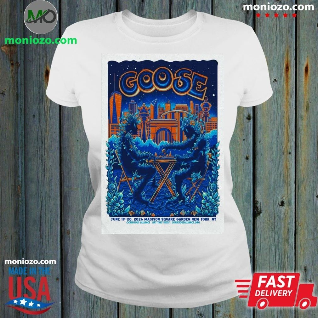 Goose Jun 19-20, 2026 New York, NY Event Poster T-Shirt