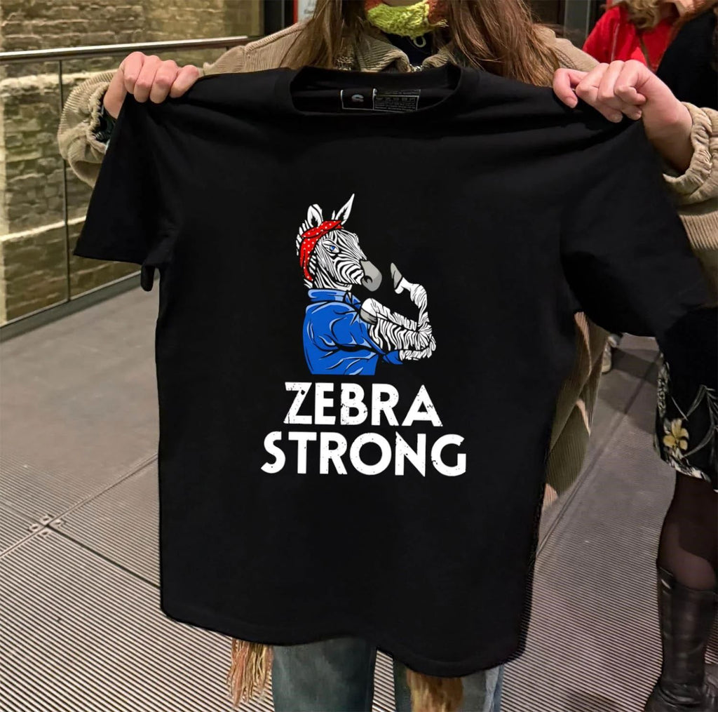 Rosie the Riveter Zebra Strong shirt