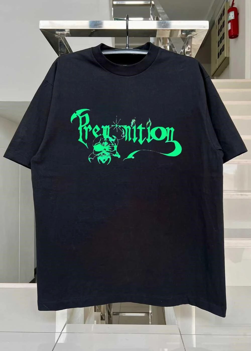 Premonition Skull Logo Neon shirt