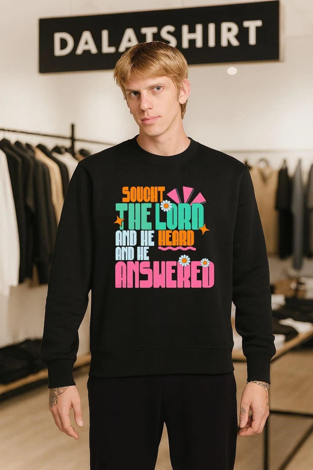 I Sought The Lord And He Heard And Answered Retro shirt