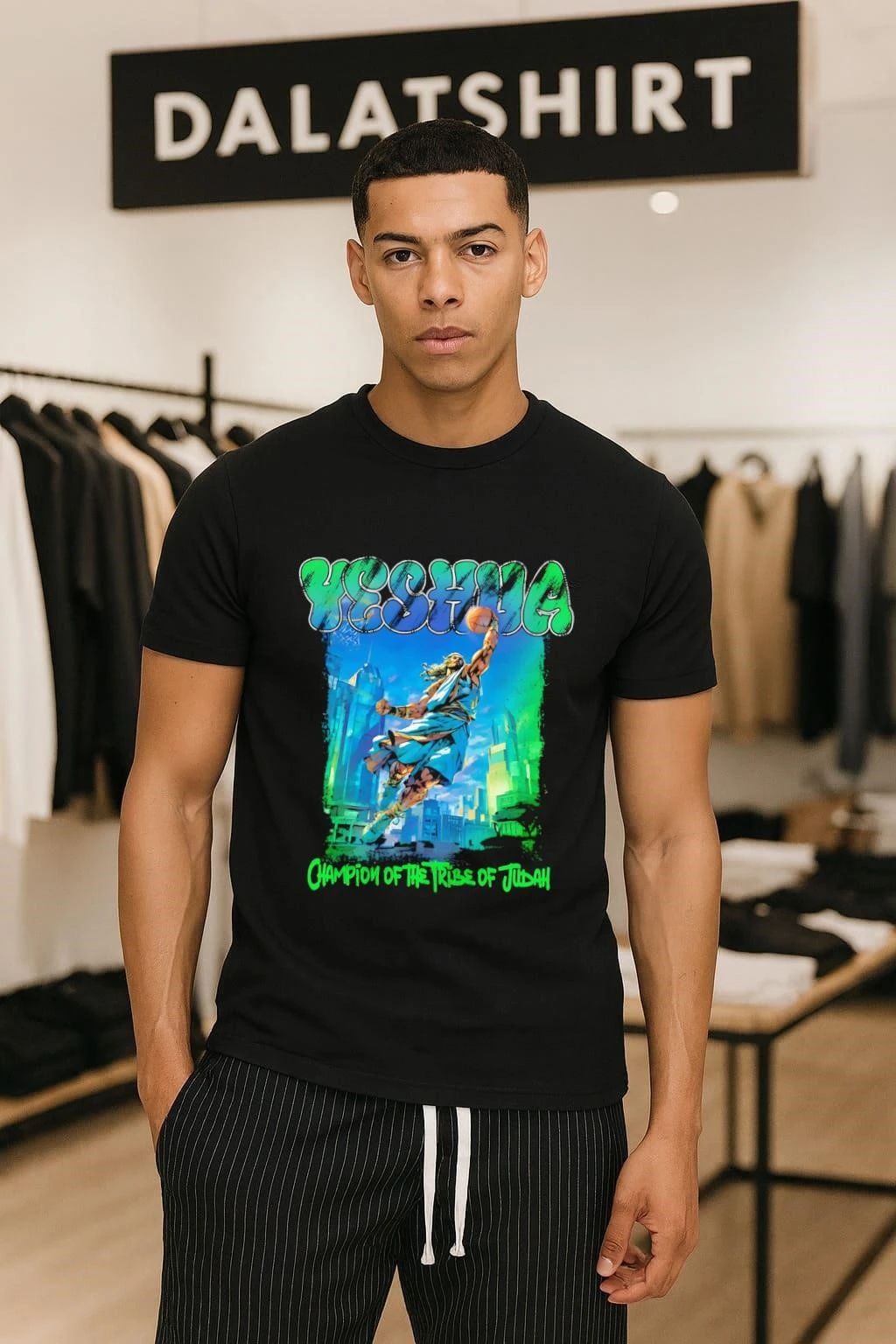 Yeshua Champion Of The Tribe Of Judah Jesus Basketball Dunk shirt