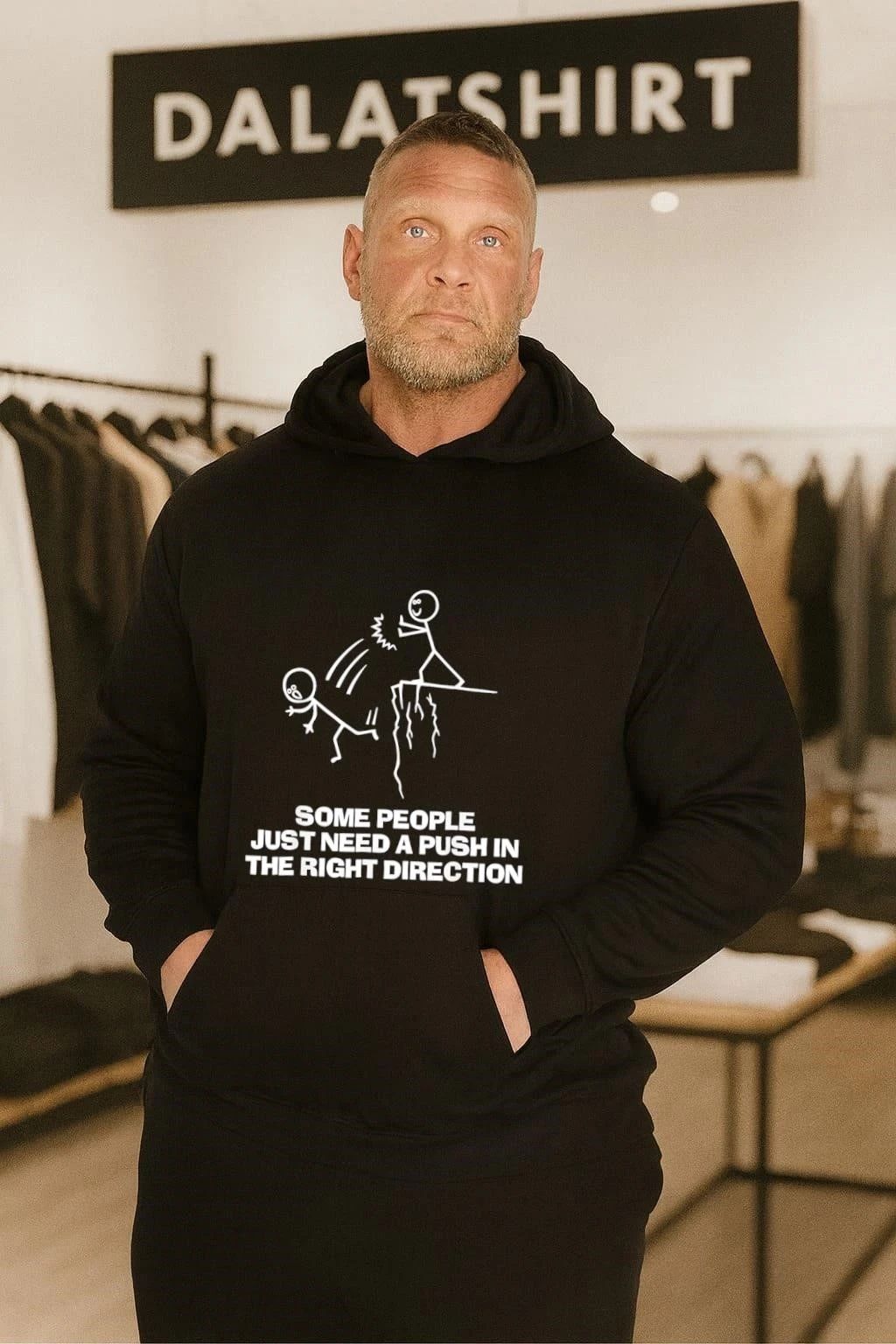 Some people just need a push in the right direction shirt