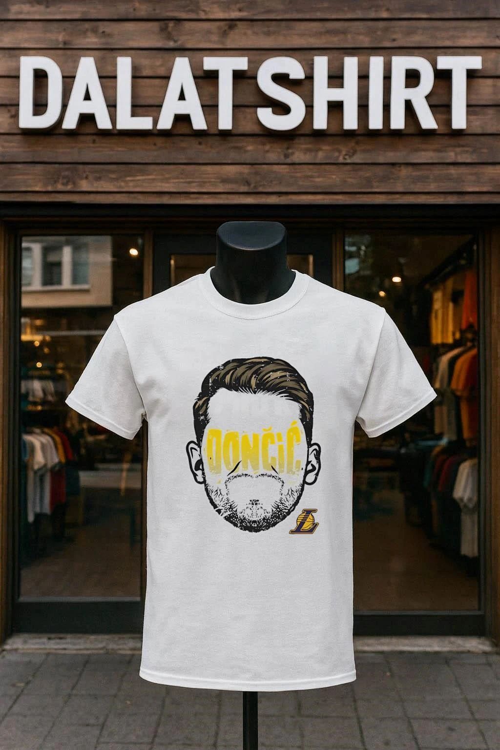 Luka Doncic Los Angeles Lakers Player Silhouette shirt