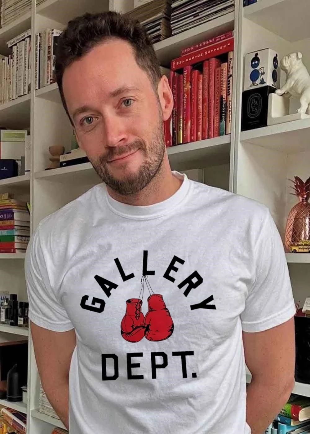Gallery Dept Boxing Gloves Graphic Print 2026 Edition Streetwear Shirt