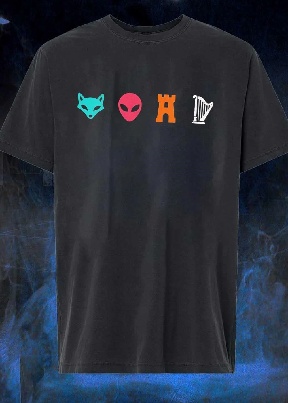 San Antonio Spurs Basketball Fox Alien Castle Harper shirt