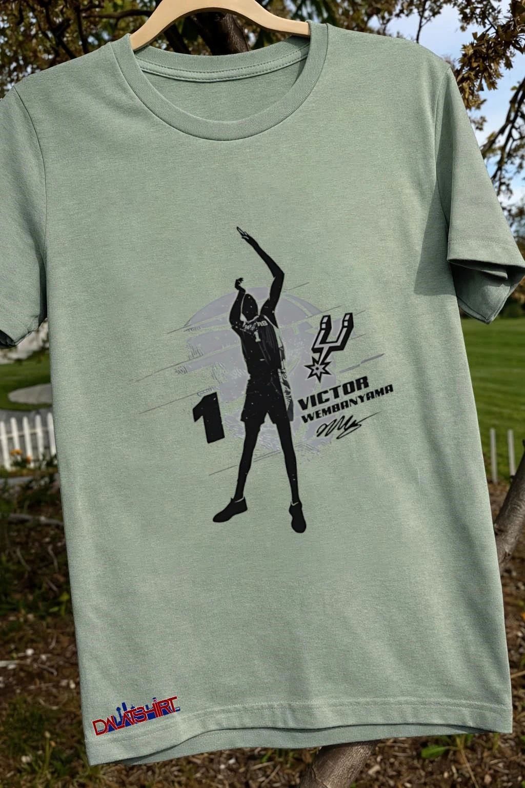Victor Wembanyama San Antonio Spurs Silhouette shirt