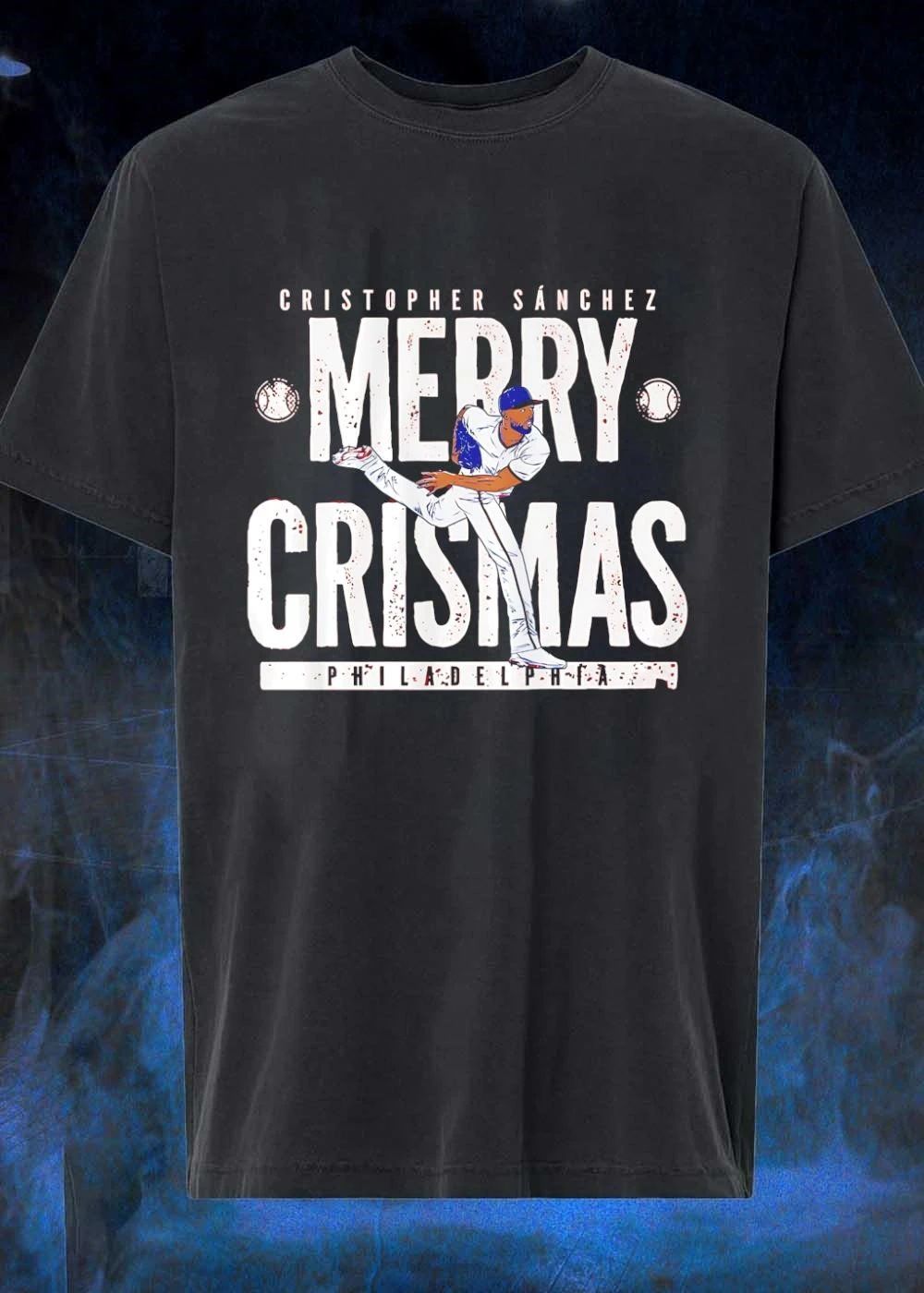Philadelphia Phillies Cristopher Sanchez Merry Crismas shirt