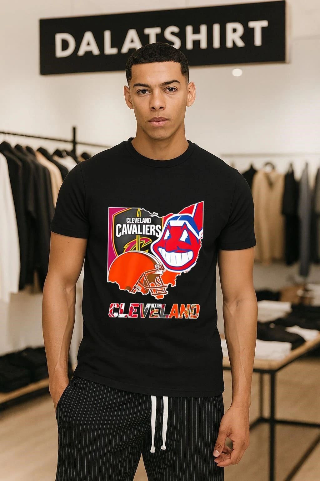 Cleveland Cavaliers Indians Browns Ohio State Logo Sports Fan shirt