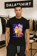 Luka Doncic Lakers 77 Action Shot Multiple Pose Purple shirt