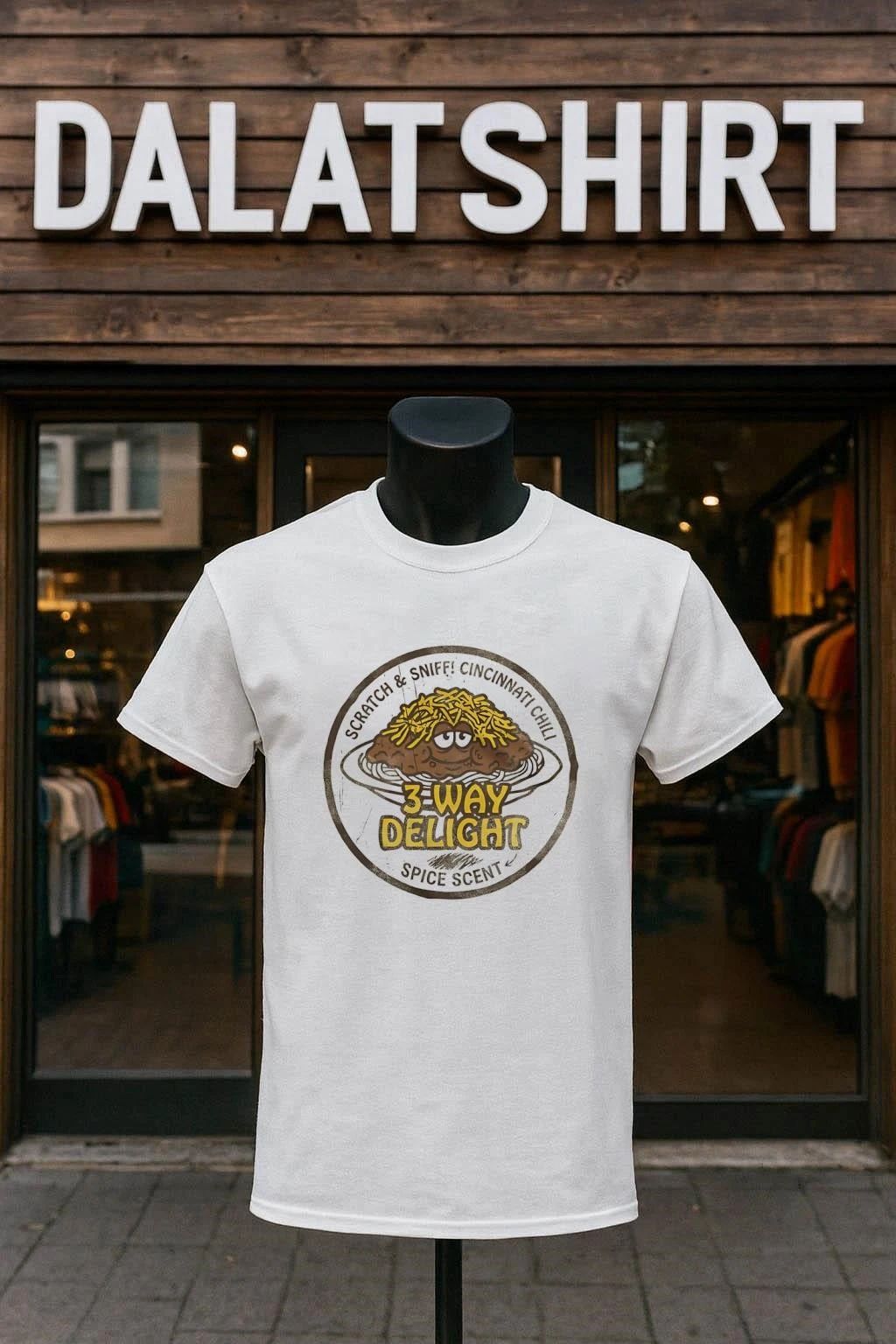 Scratch And Sniff Cincinnati Chili 3-Way Delight Spice Scent shirt