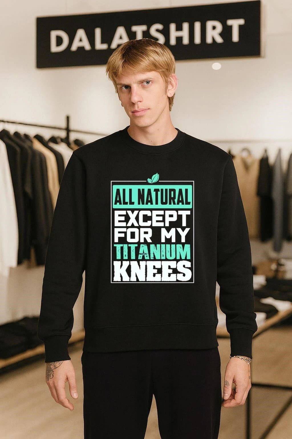 All Natural Except For My Titanium Knees shirt