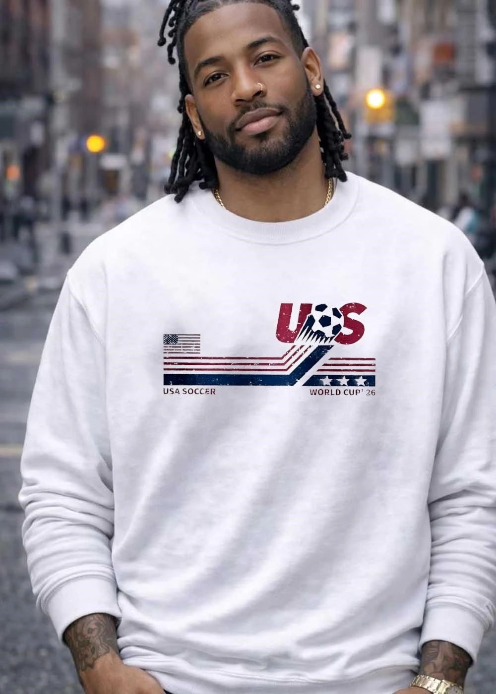 USA Soccer World Cup 2026 American Flag shirt