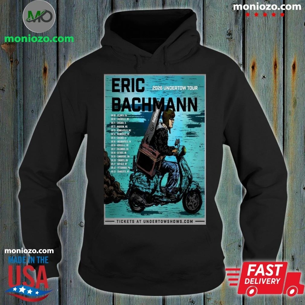 Original Eric Bachmann Undertow 2026 Shows Poster T-Shirt