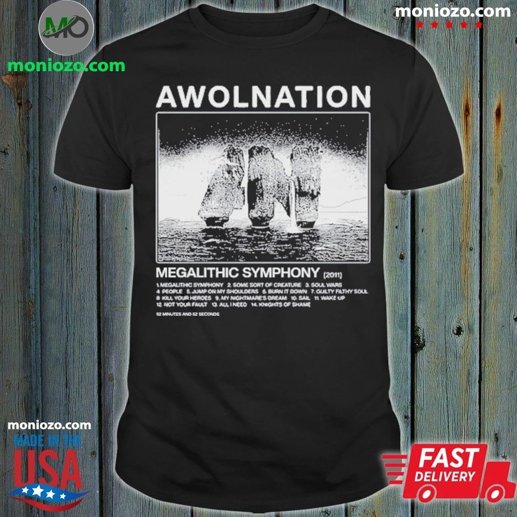 Original Megalithic Symphony 15th Anniversary AWOLNATION Shirt