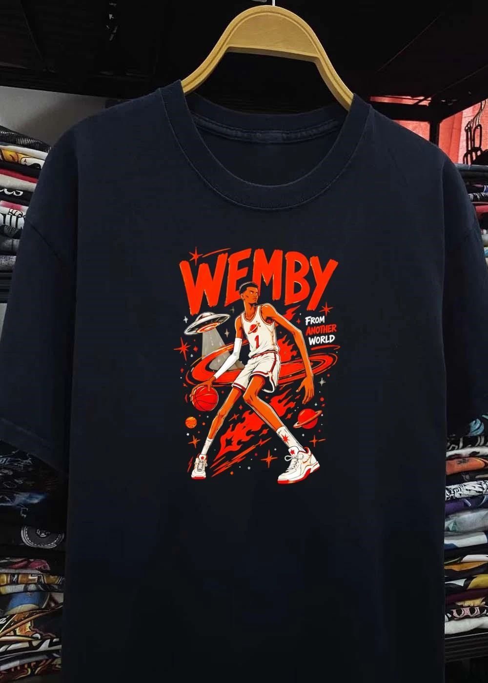 Wemby From Another World Victor Wembanyama Alien Basketball shirt