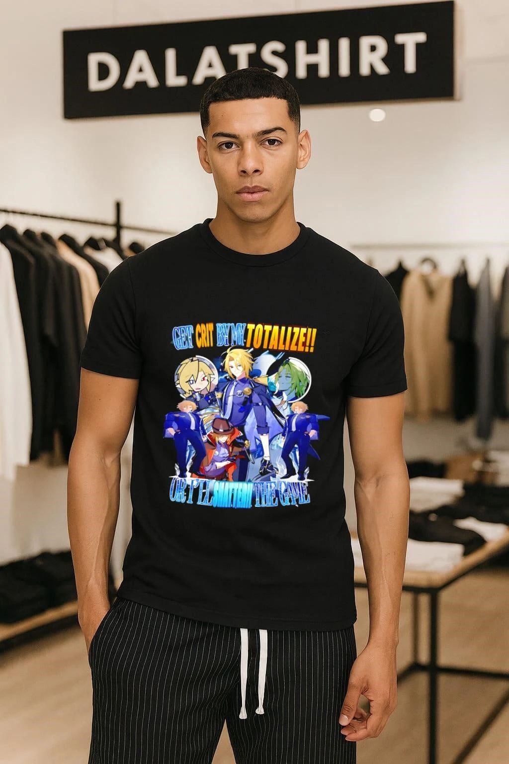 Get Crit By My Totalize Or I’ll Shatter The Game Anime Character shirt