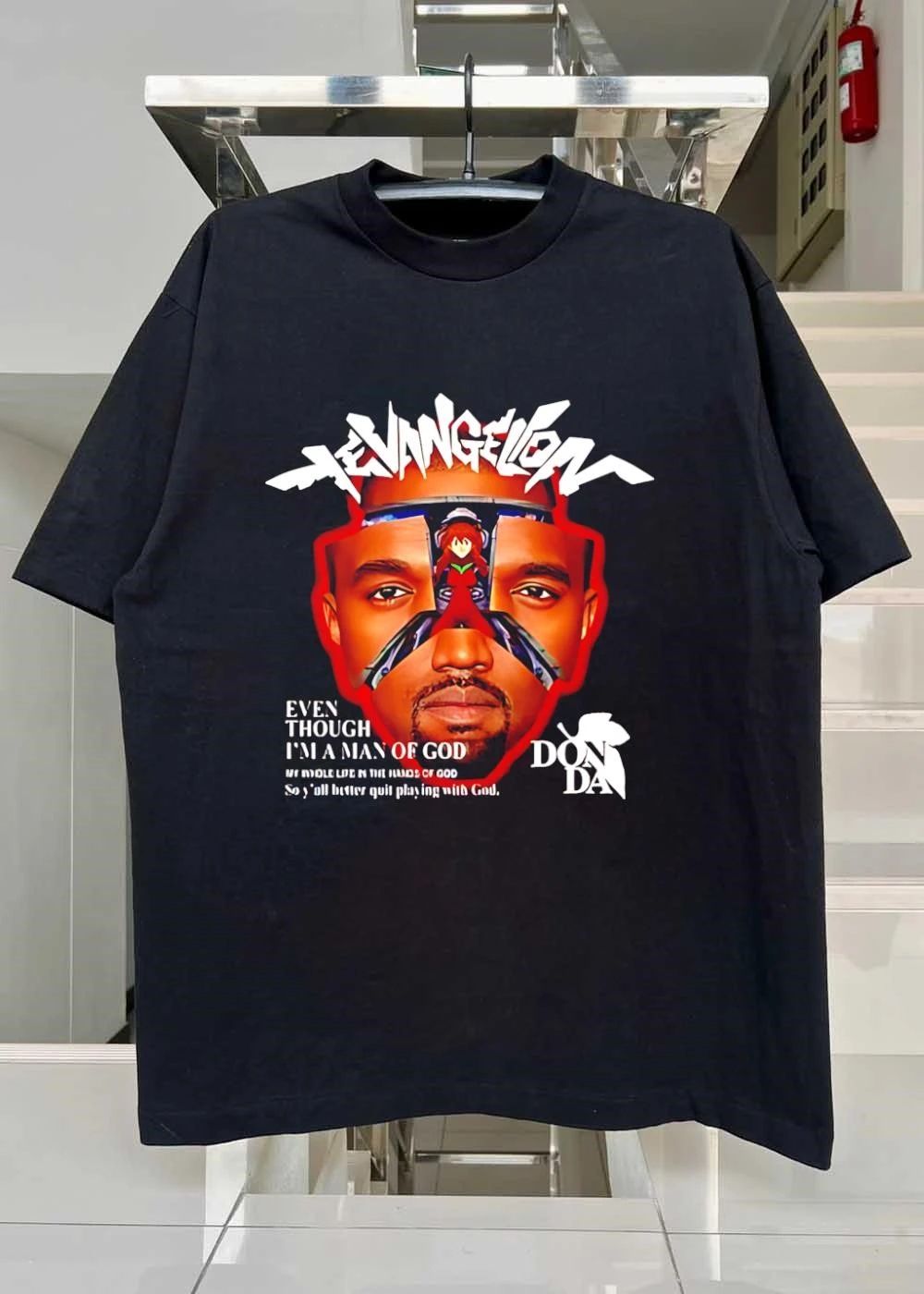 Evangelion Even Though I’m A Man Of God shirt