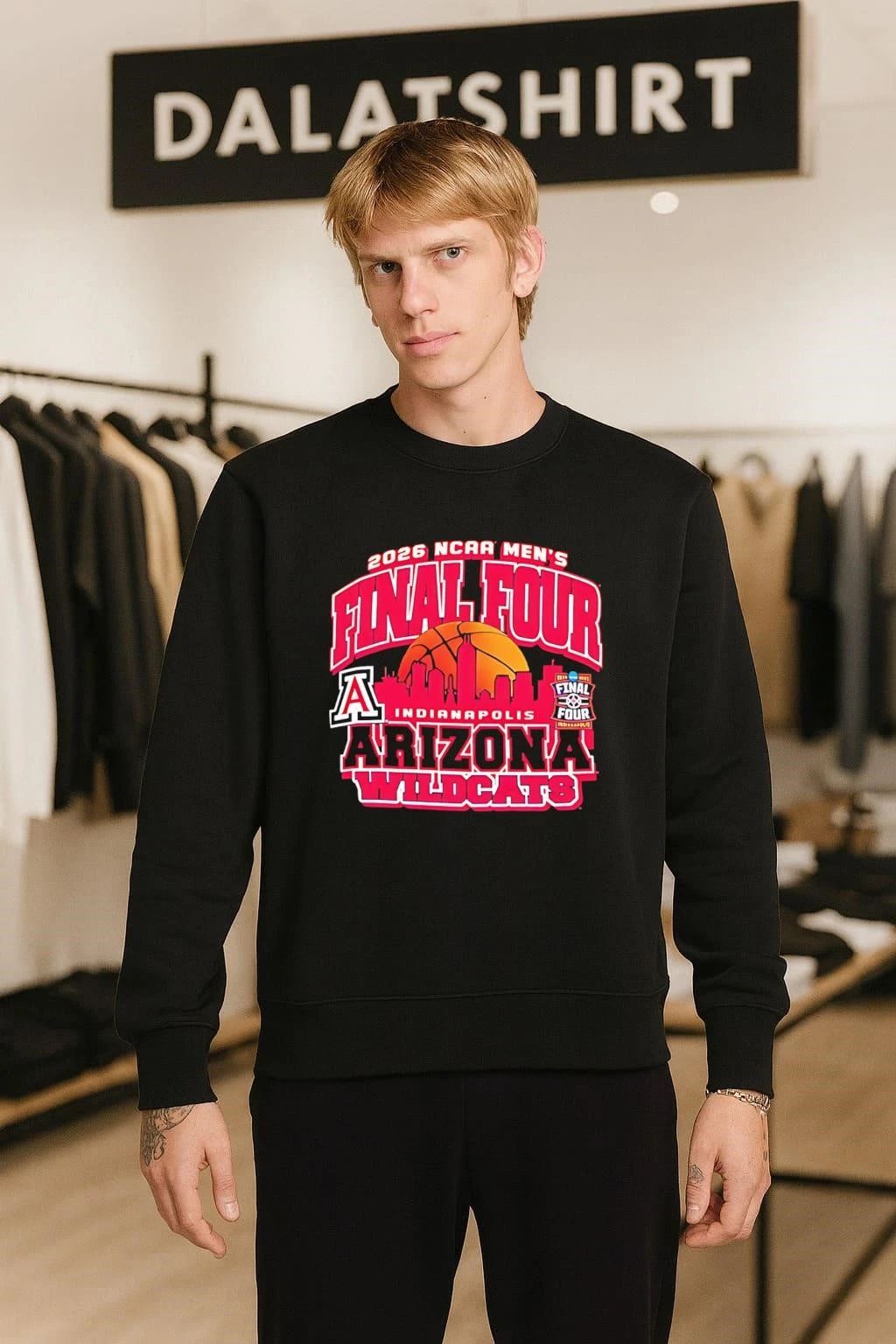 Arizona Wildcats 2026 NCAA Men’s Basketball Final Four Bound city skyline shirt