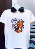 Chicago Cubs World Famous 1060 Addison St Hot Dog shirt
