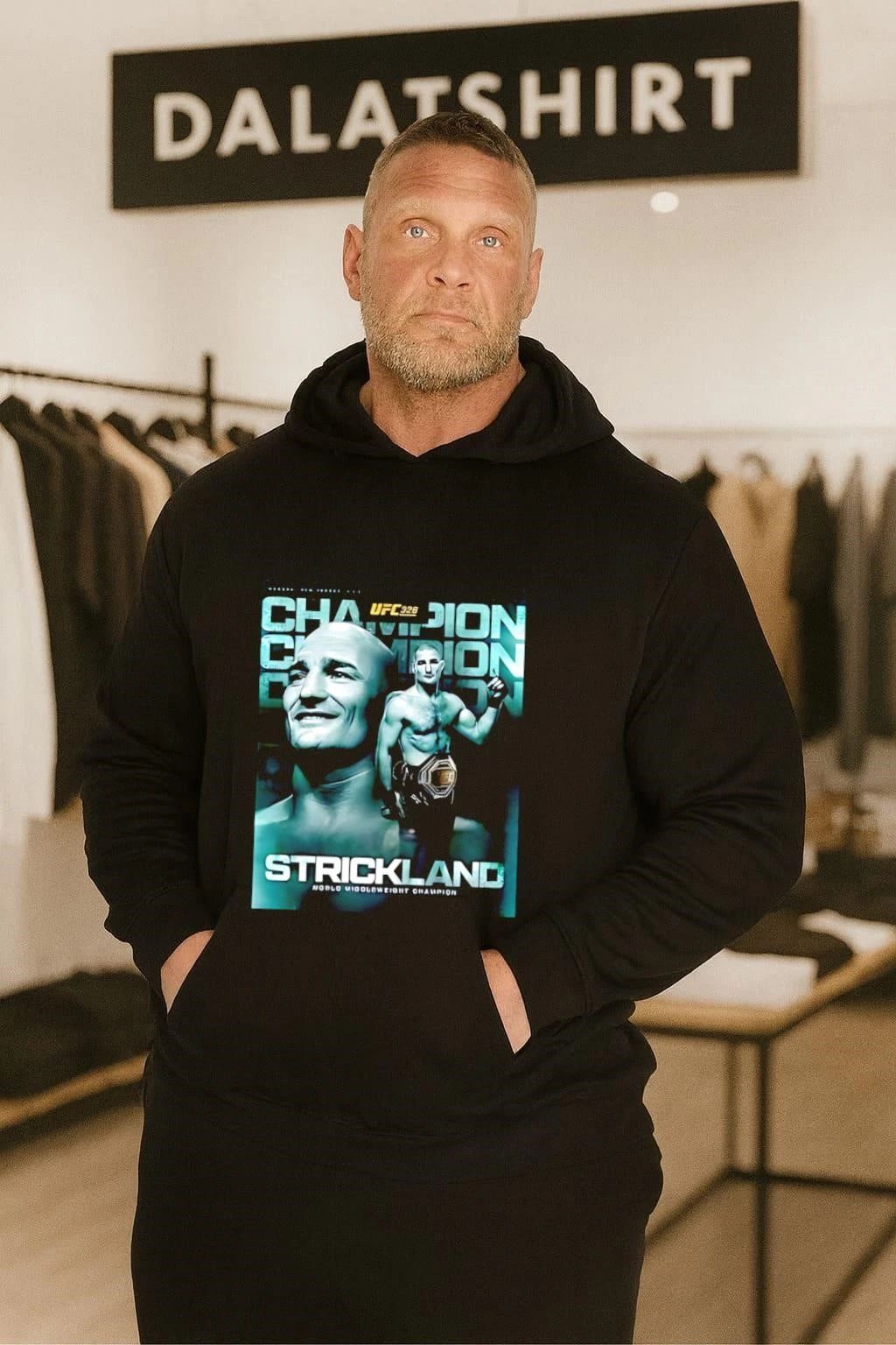 Sean Strickland 2026 World Middleweight Champion UFC 328 shirt