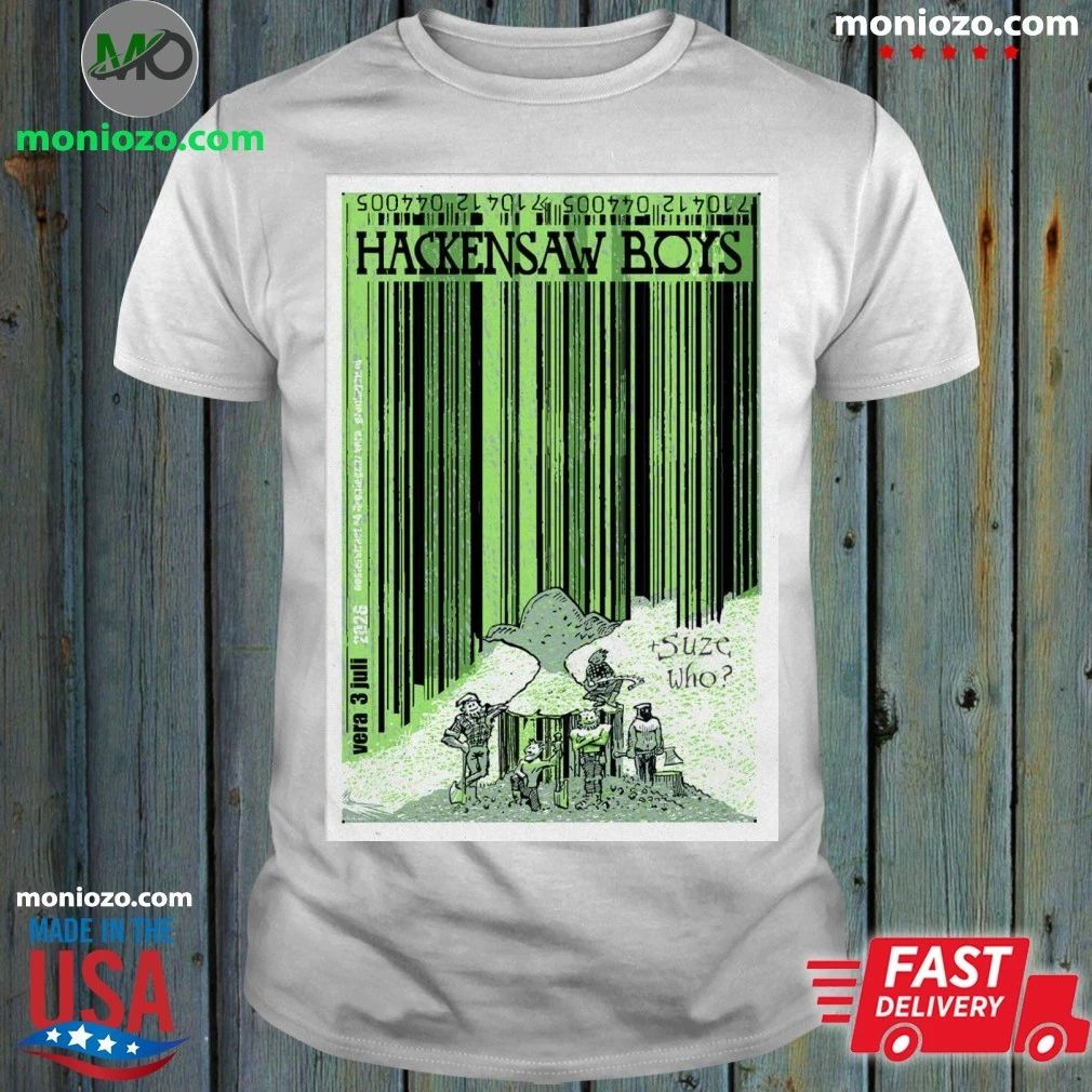Hackensaw Boys At Vera Groningen On July 3 2026 Poster Shirt
