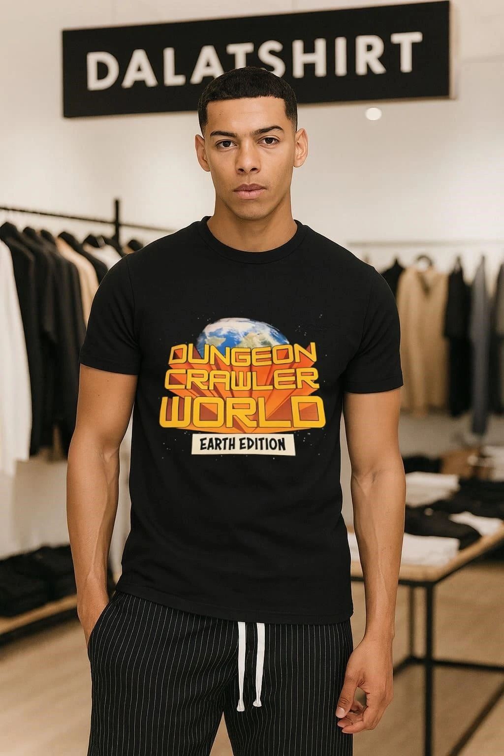 Dungeon Crawler World Earth Edition logo shirt