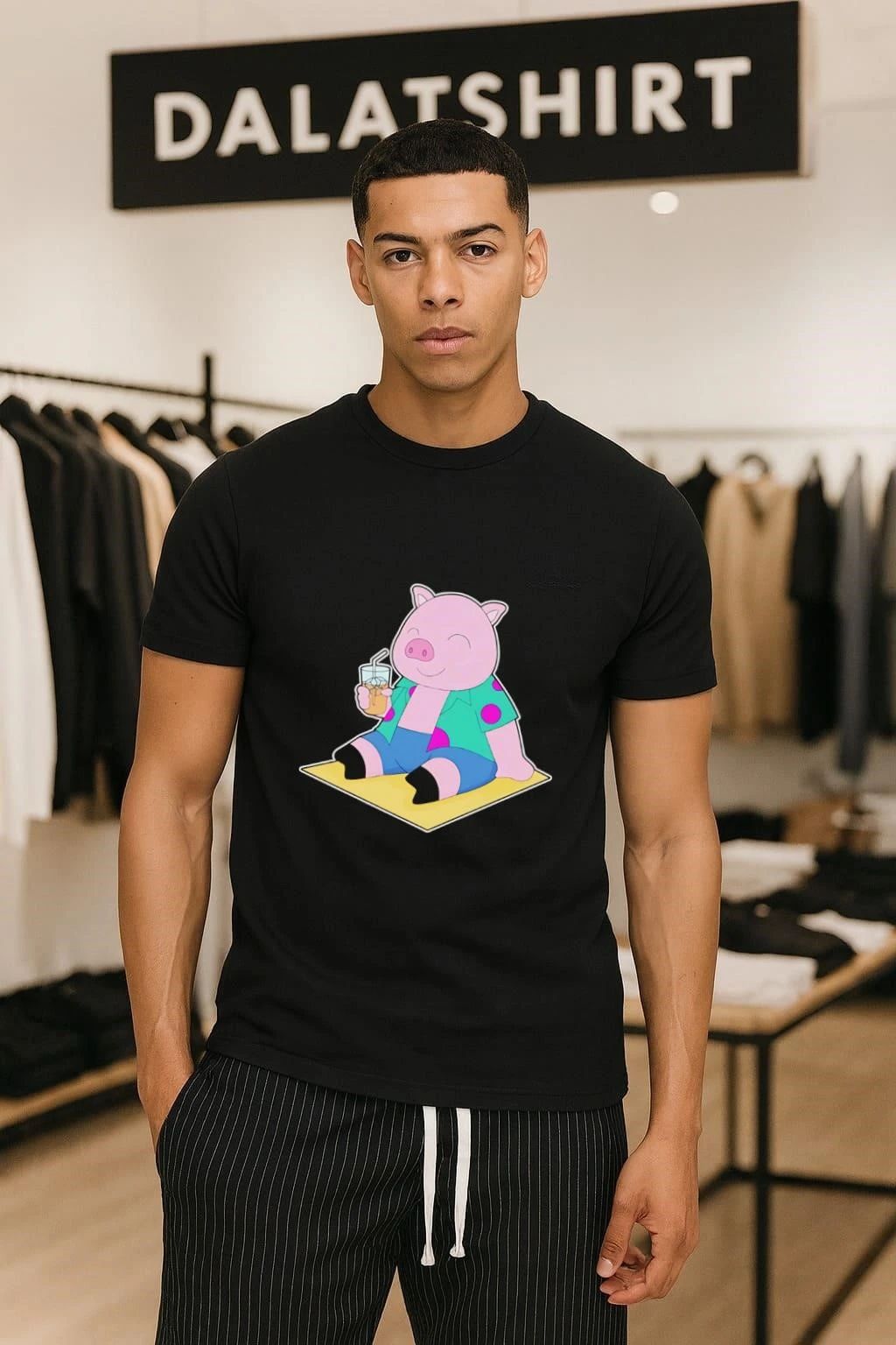 Pig Beach Beverage Summer cute shirt