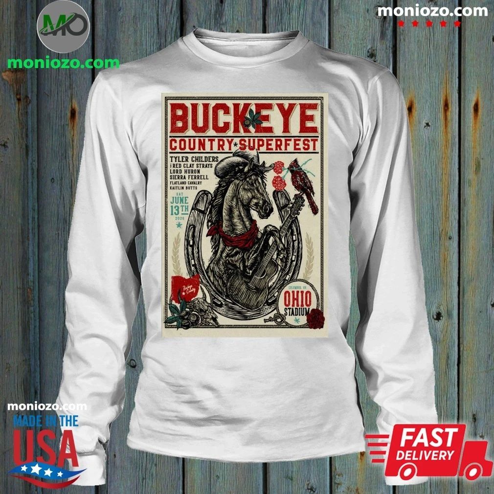 Original Buckeye Country Superfest In Columbus OH On June 13 2026 Poster T-Shirt