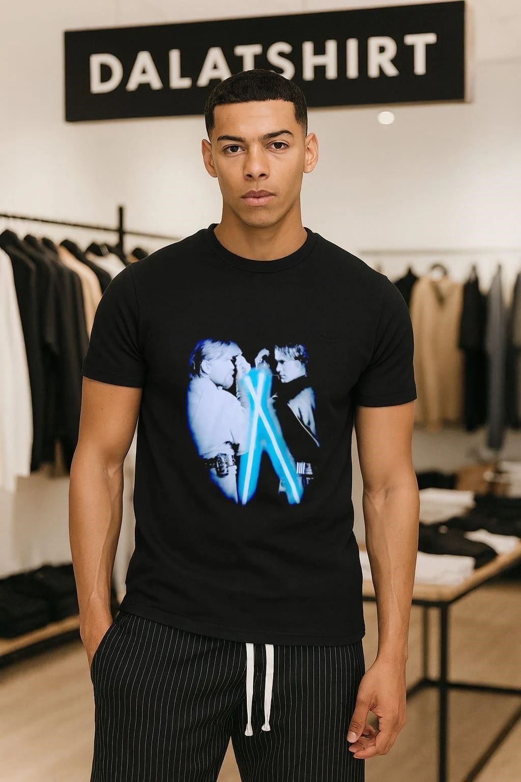Obi-Wan Kenobi vs Anakin Skywalker Lightsaber Duel shirt