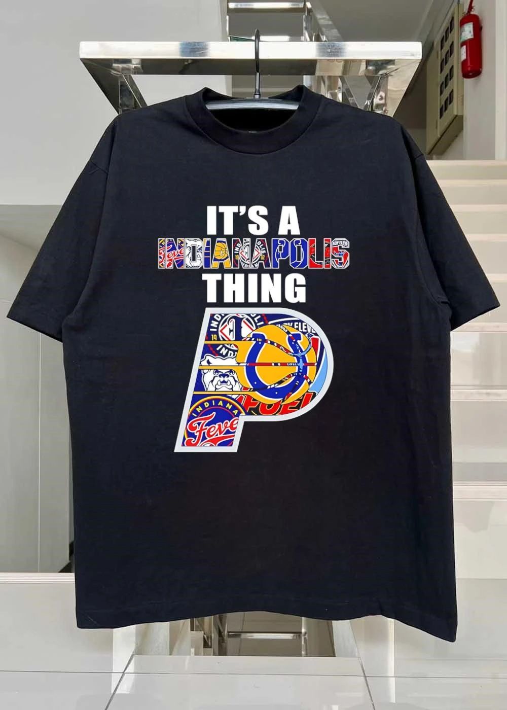 It’s A Indianapolis Thing Sports Teams And City Logos Collage T-Shirt