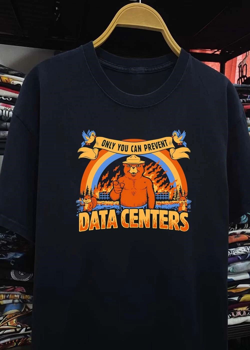 Only You Can Prevent Data Centers Smokey Bear shirt