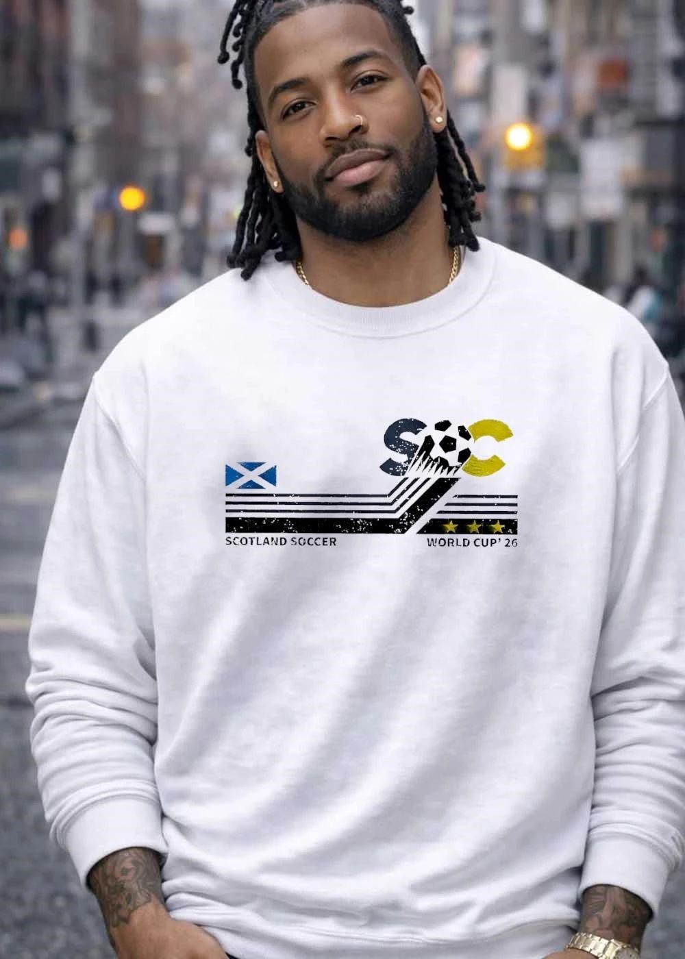 Scotland Soccer World Cup 2026 Saltire Flag shirt
