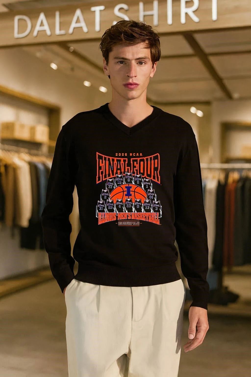 Illinois basketball 2026 final four shirt
