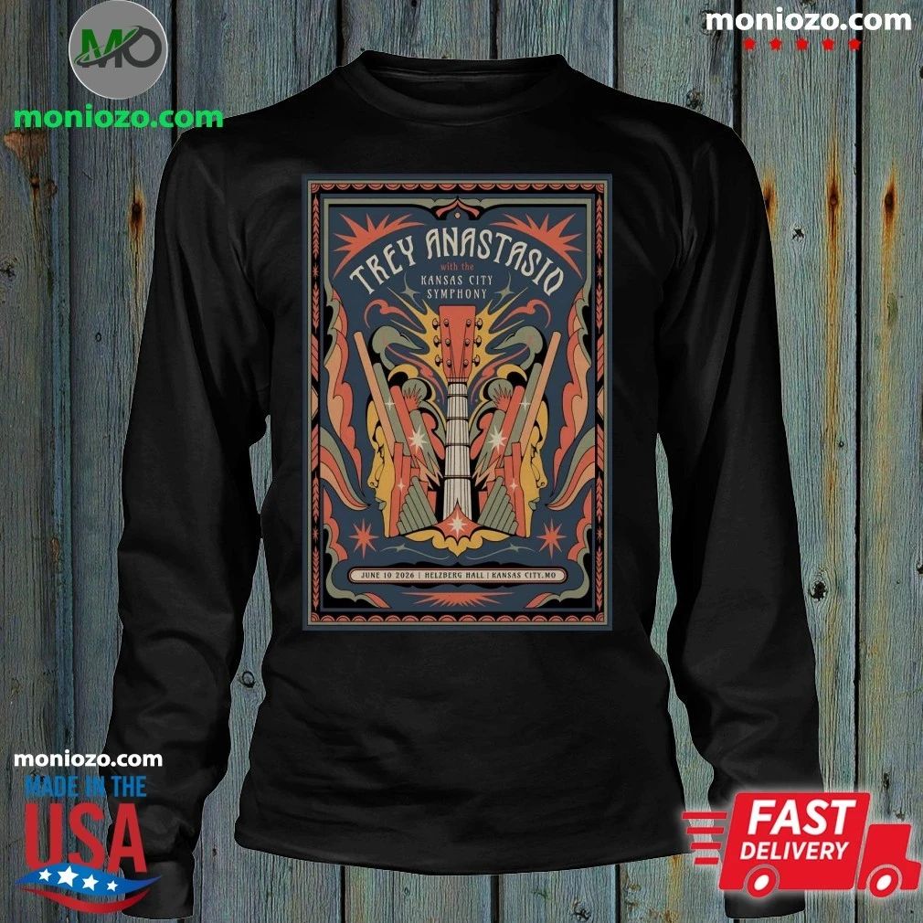 Trey Anastasio Helzberg Hall, Kansas City MO June 10 2026 Poster Shirt