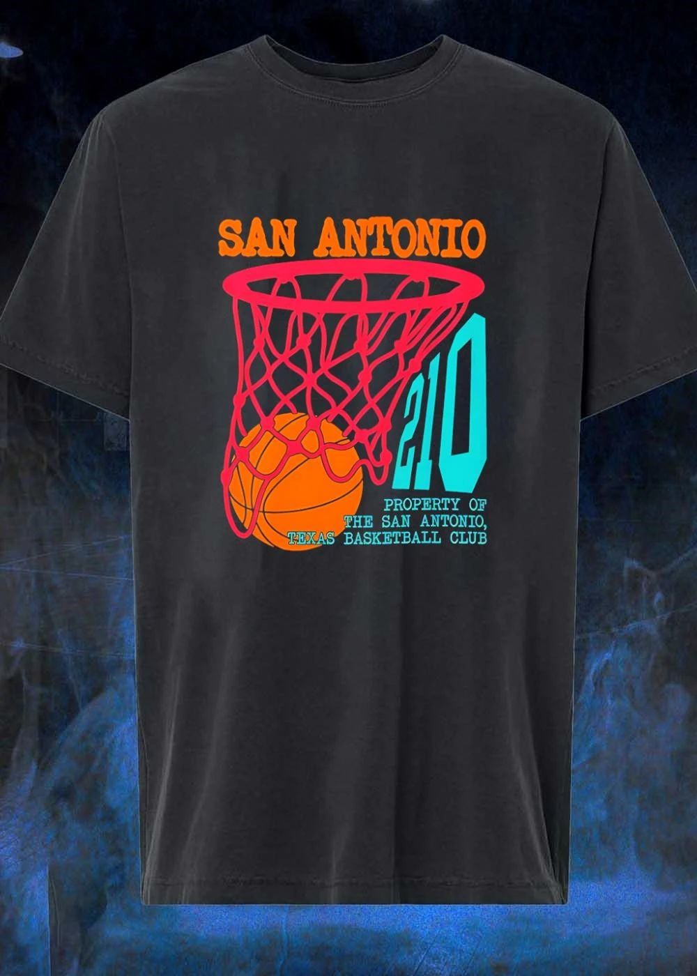 San Antonio Basketball 210 Property Of The San Antonio Texas Basketball Club Net shirt