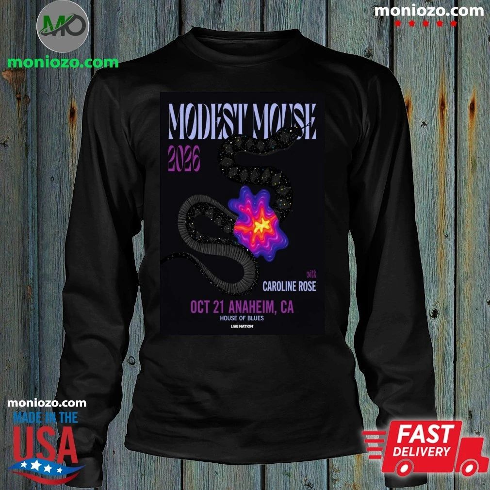 Modest Mouse House of Blues Anaheim Oct 21, 2026 Poster Shirt